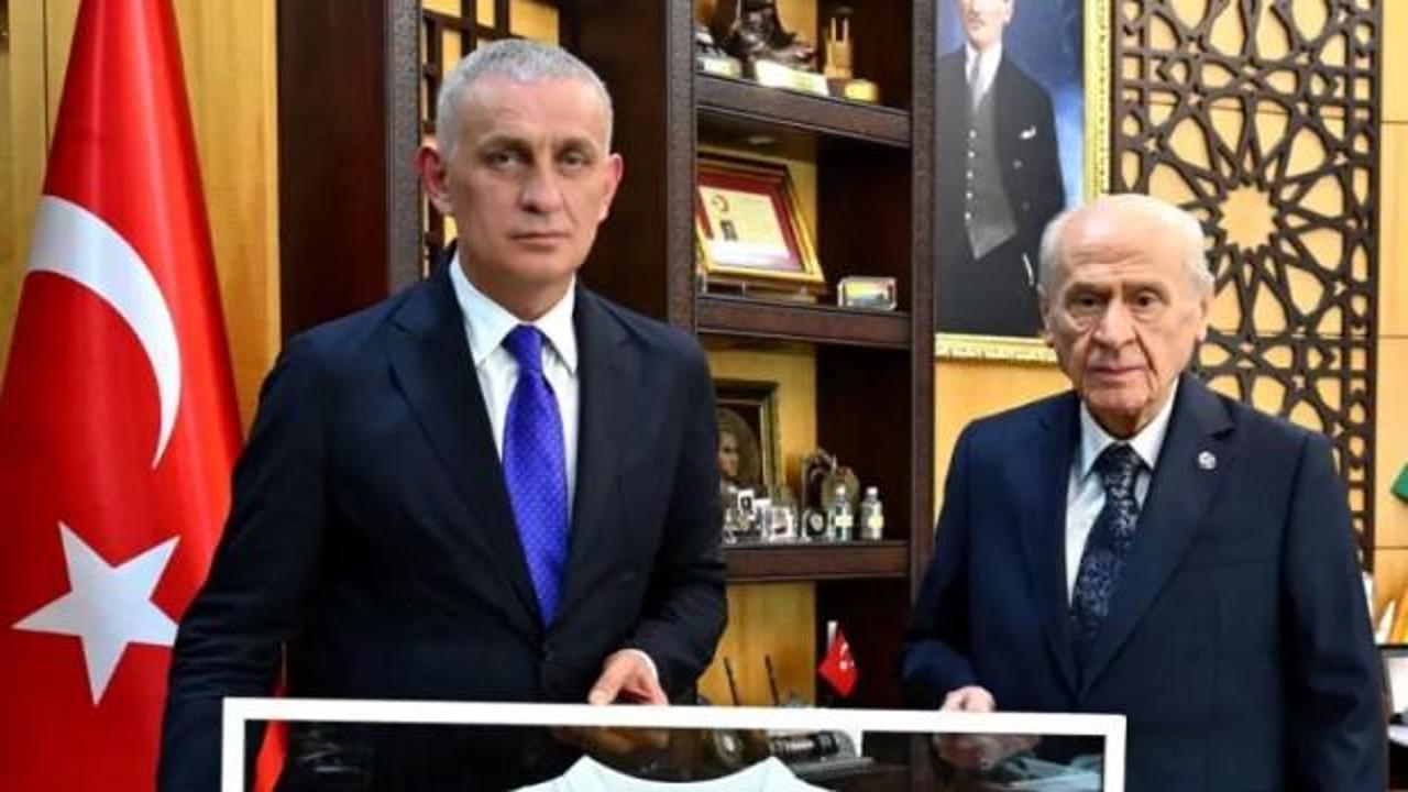 Devlet Bah&ccedil;eli'den Hacıosmanoğlu'na destek: Yalnız değilsin