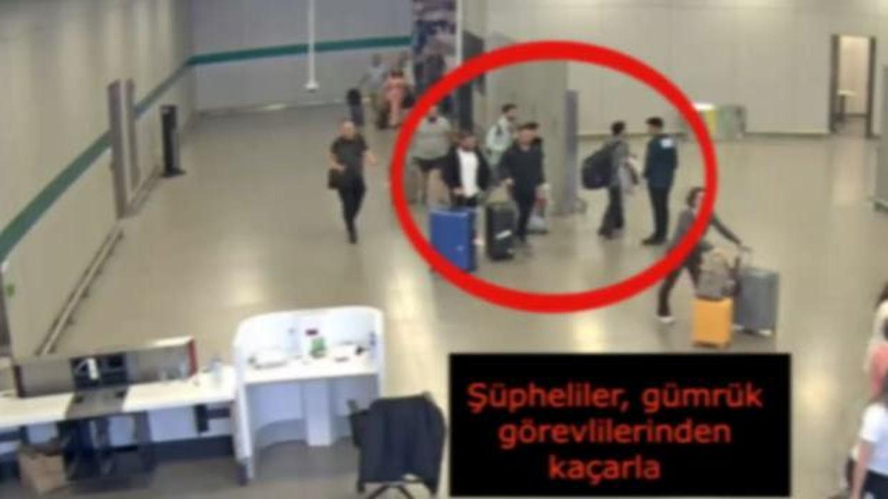 İstanbul Havalimanı'nda İran uyruklu 2 yolcuda 8 kilogram uyuşturucu ele ge&ccedil;irildi