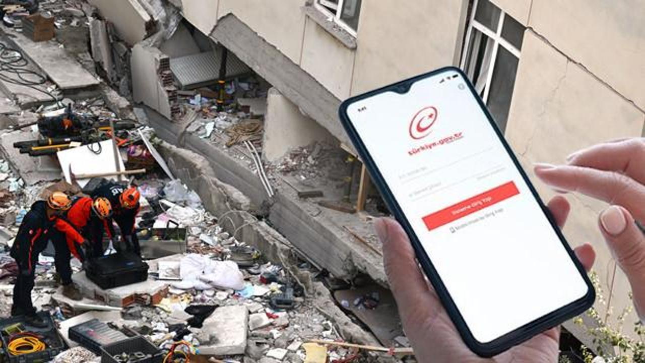 Maltepe'de bina &ccedil;&ouml;k&uuml;nce milyonlar e-Devlet'e akın etti!