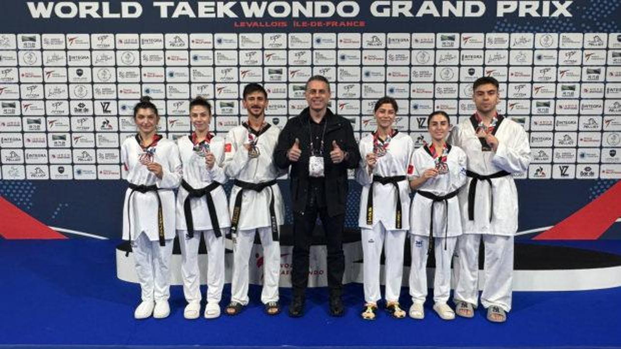 Milli sporculardan Paris'te 6 madalya!