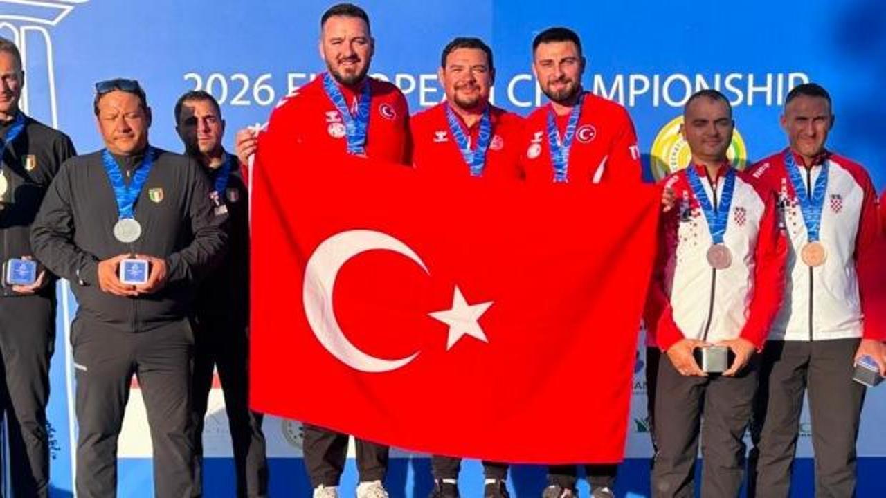 Yunanistan'da bayrağımız zirvede! Milli sporcumuz Avrupa şampiyonu
