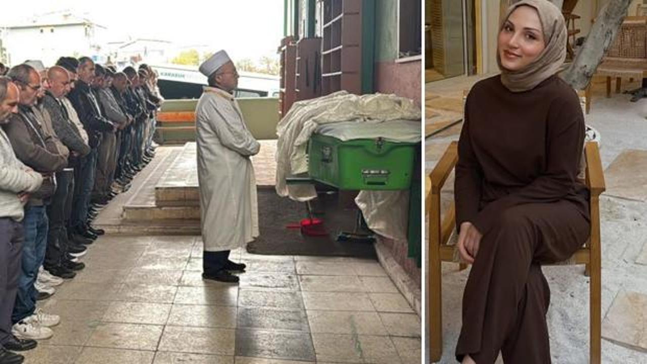 23 yaşındaki Merve gelinlikle son yolculuğuna uğurlandı!