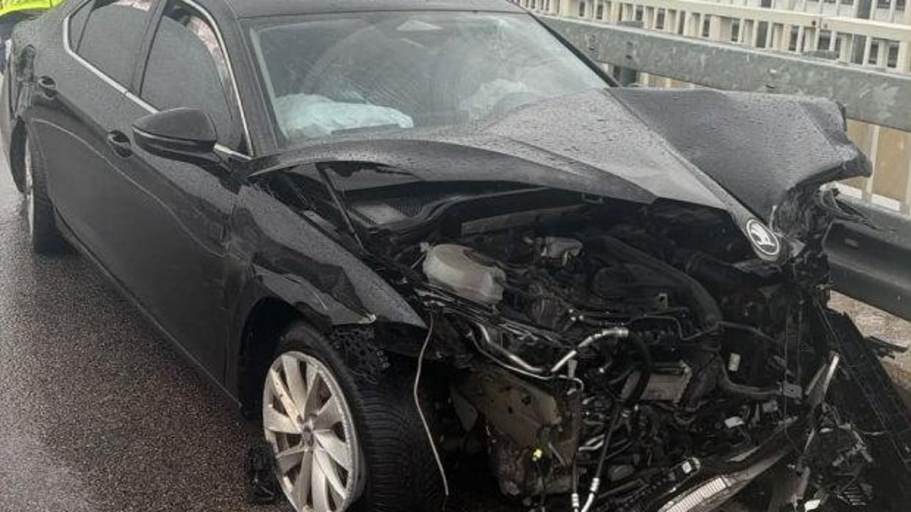 Ankara'dan Aydın'a d&ouml;nen Ko&ccedil;arlı Belediye Başkanı Arıcı kaza ge&ccedil;irdi