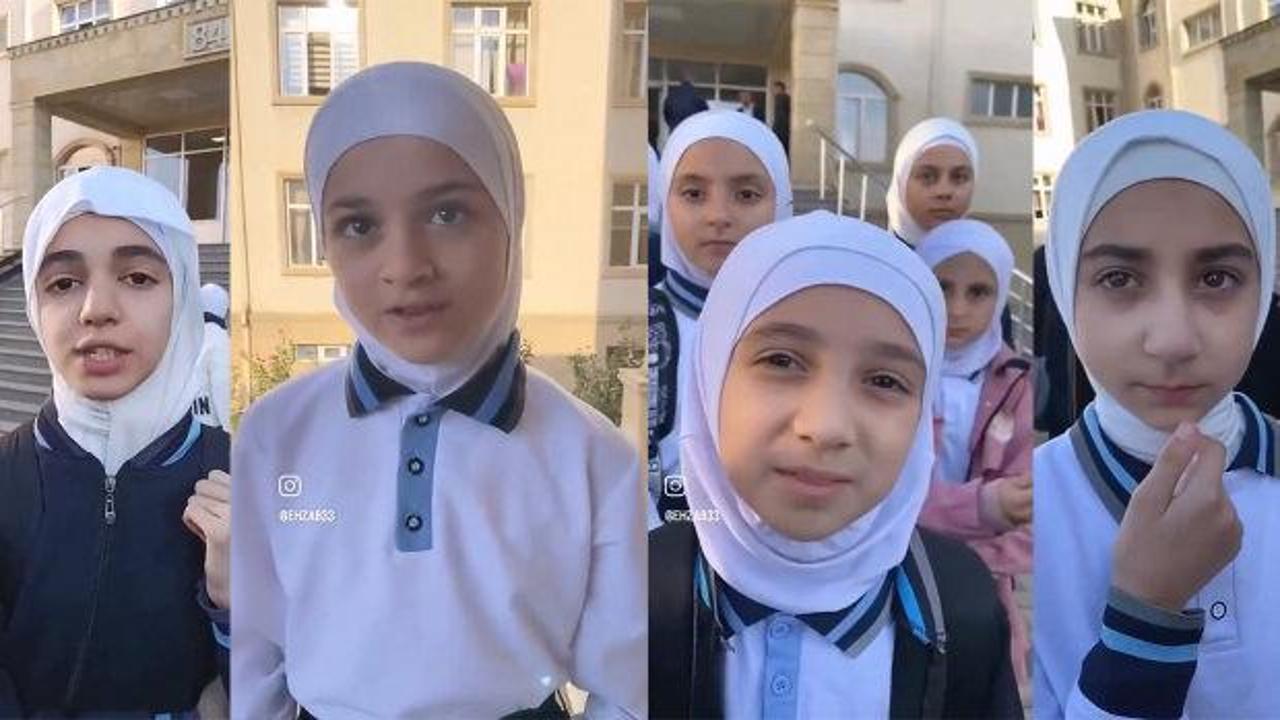 Azerbaycan'da başörtüsü yasağına öğrencilerden tepki: Asla açmayacağız