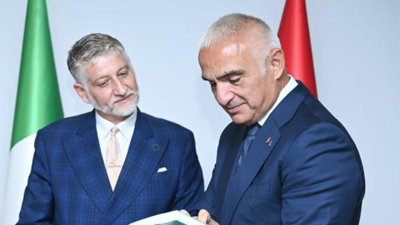 Bakan Ersoy, İtalyan mevkidaşı Giuli ile bir araya geldi