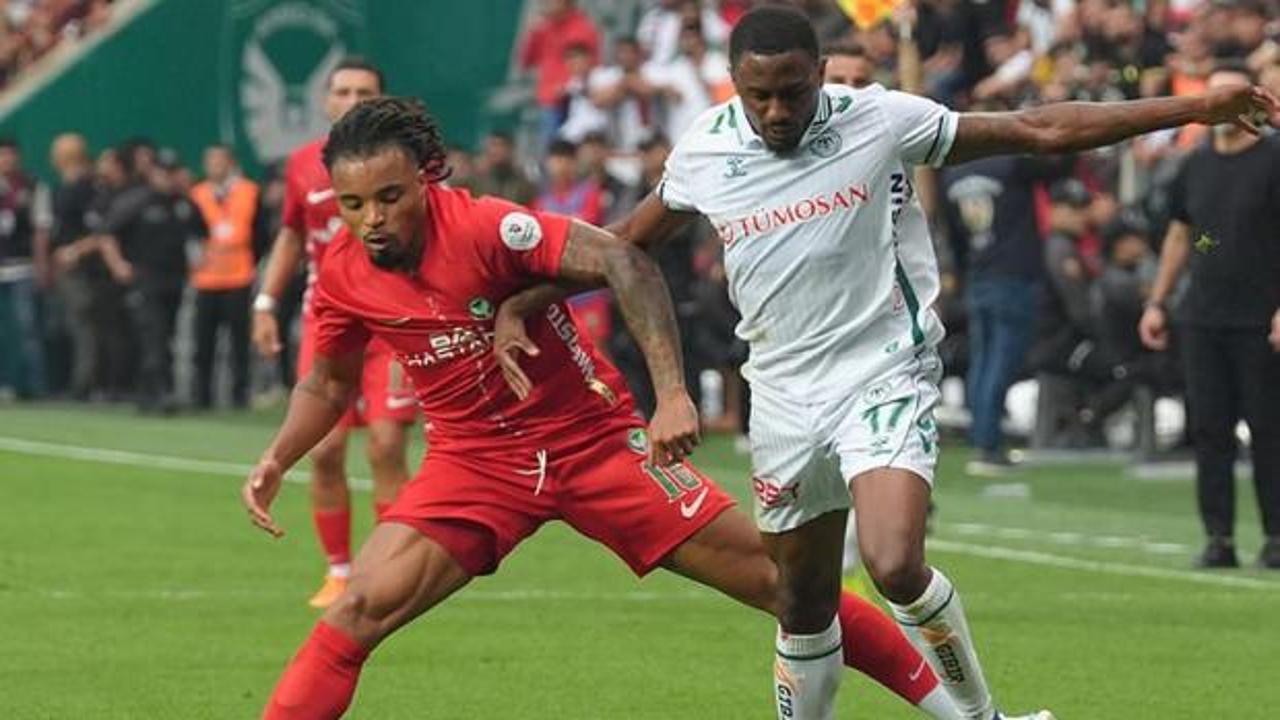 S&uuml;per Lig'de Amed fırtınası s&uuml;r&uuml;yor! Konyaspor 86'da yıkıldı