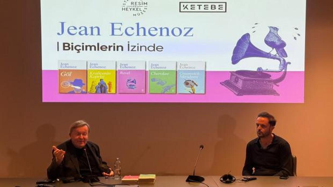 Goncourt &ouml;d&uuml;ll&uuml; Jean Echenoz İstanbul'da okurlarıyla buluştu