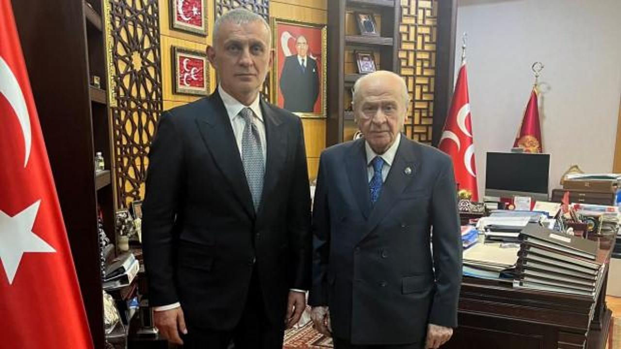Hacıosmanoğlu'ndan Devlet Bah&ccedil;eli'ye ziyaret