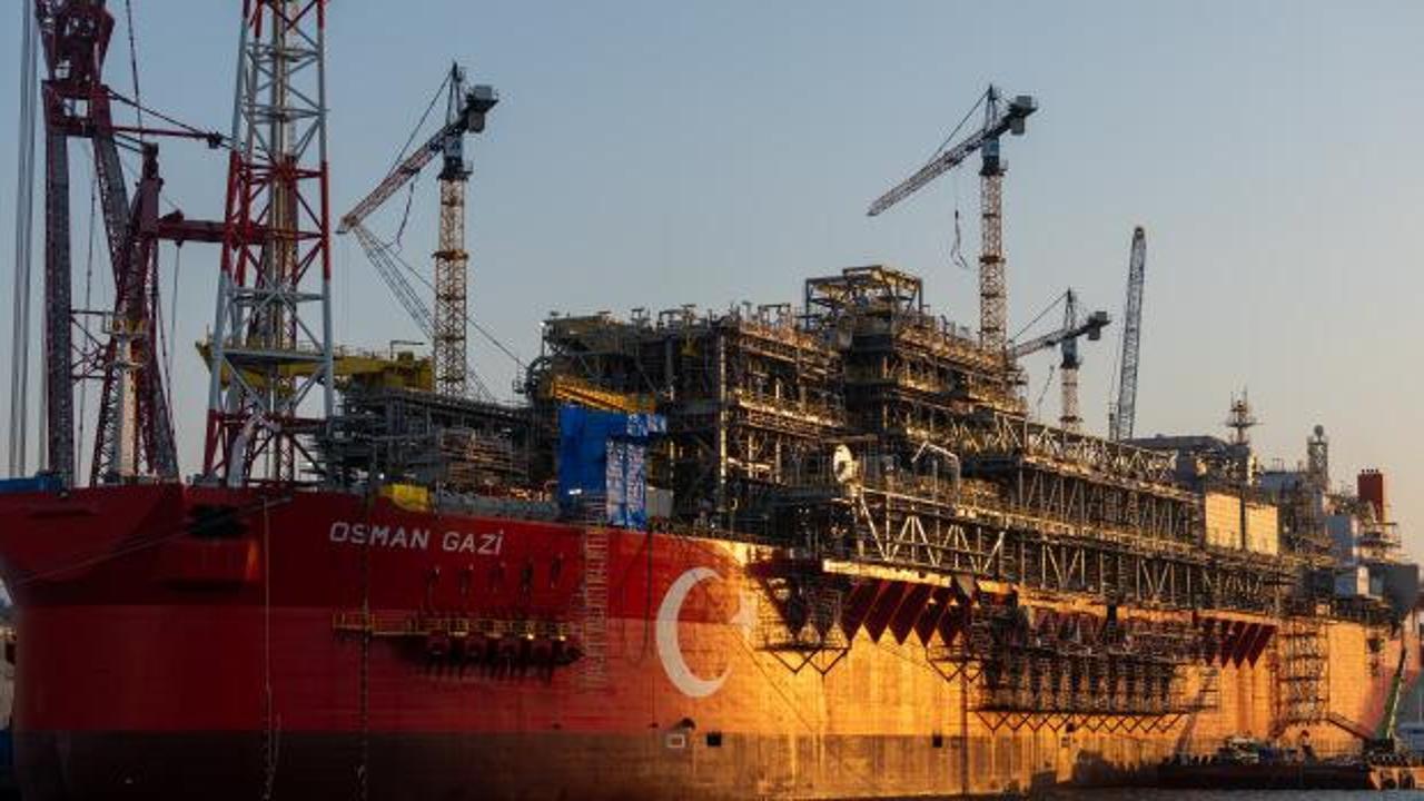 İlk gaz bu yıl yanacak! T&uuml;rkiye'nin dev platformu g&ouml;reve hazır!