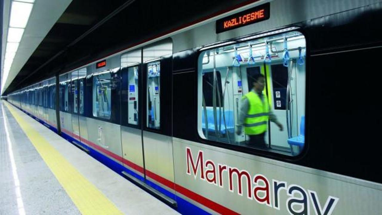 Marmaray yolcularına &ouml;nemli uyarı! Seferler aksadı