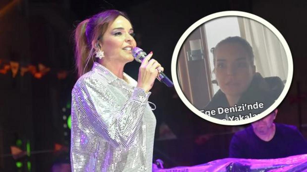 Şarkıcı Beng&uuml;, Ege Denizi'nde hortuma yakalandı! Korku dolu anlar kamerada