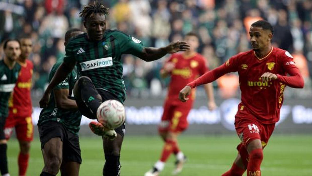 Kocaelispor&rsquo;a kendi sahasında soğuk duş! G&ouml;ztepe'ye diş ge&ccedil;iremedi