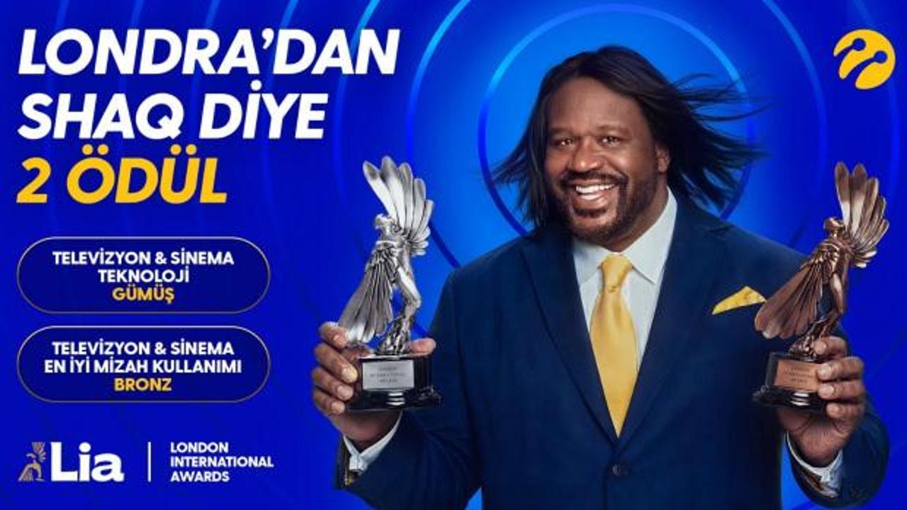 Turkcell&rsquo;in &ldquo;Shaq diye 5G&rdquo; reklam kampanyasına London International Awards&rsquo;tan &ccedil;ifte &ouml;d&uuml;l