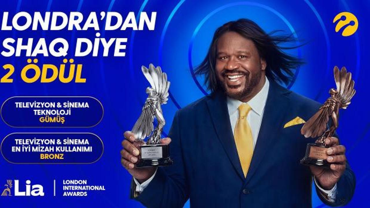 Turkcell&rsquo;in &ldquo;Shaq diye 5G&rdquo; reklam kampanyasına London International Awards&rsquo;tan &ccedil;ifte &ouml;d&uuml;l