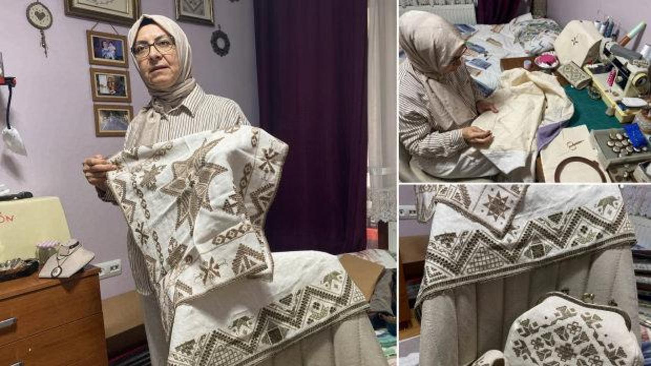 T&uuml;rkiye&rsquo;de nadir g&ouml;r&uuml;len el sanatı: Yapımı 1 yıl s&uuml;r&uuml;yor, 20 yılda ipeğe d&ouml;n&uuml;ş&uuml;yor