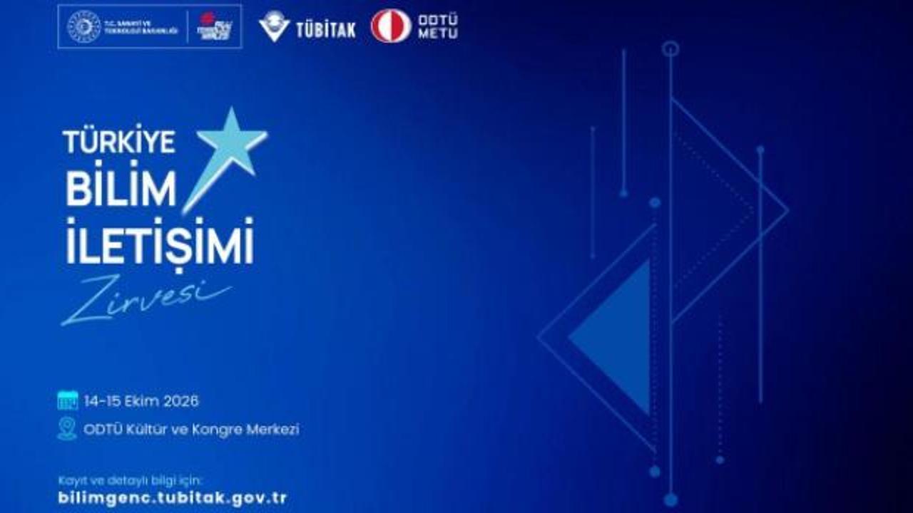 "1. T&uuml;rkiye Bilim İletişimi Zirvesi" Ankara'da d&uuml;zenlenecek