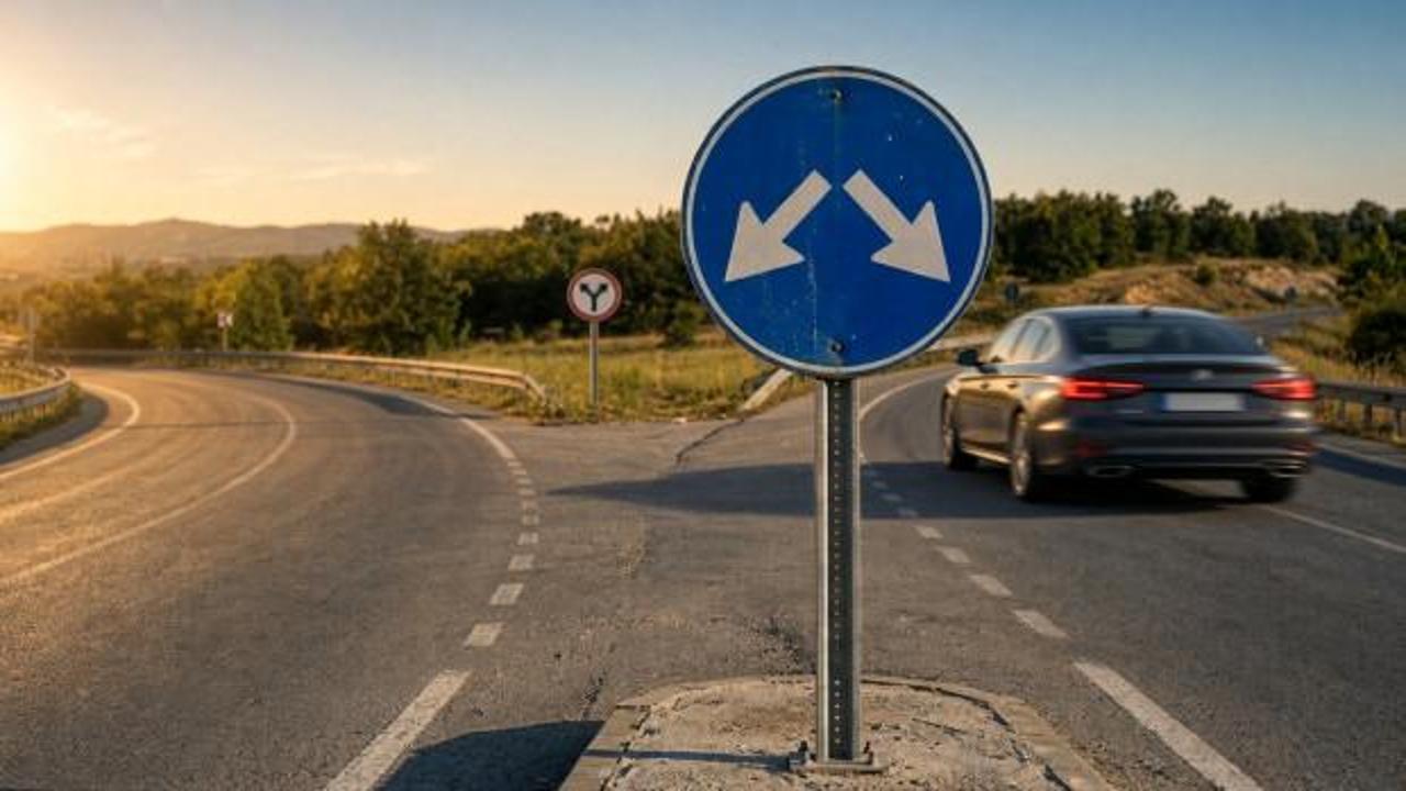 Yollarda sık&ccedil;a g&ouml;r&uuml;l&uuml;yor: Bu trafik levhası ne anlama geliyor?