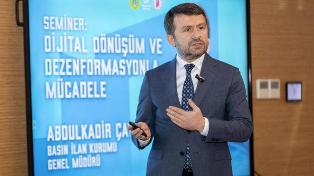 Abdulkadir &Ccedil;ay: Yapay zeka ve algı operasyonlarına karşı gazetecilik pusula olmalı
