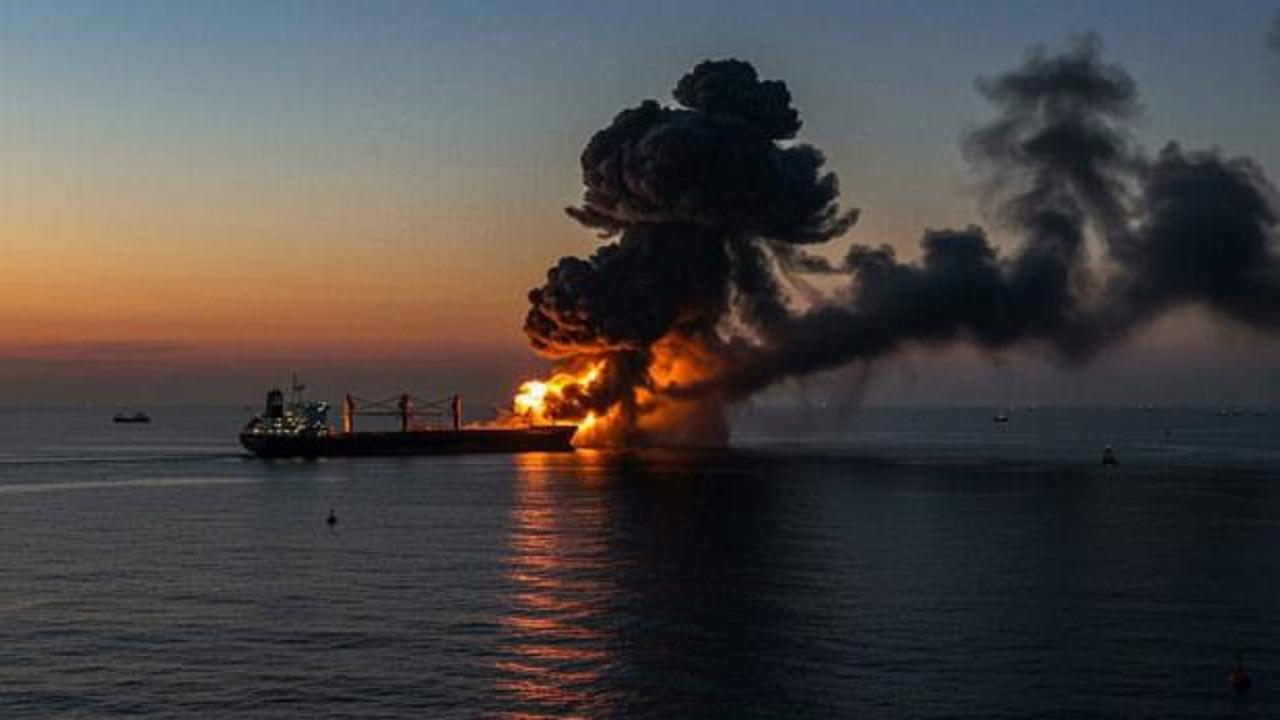 H&uuml;rm&uuml;z Boğazı&rsquo;nda petrol tankeri mayına &ccedil;arptı! İran&rsquo;dan sert mesaj