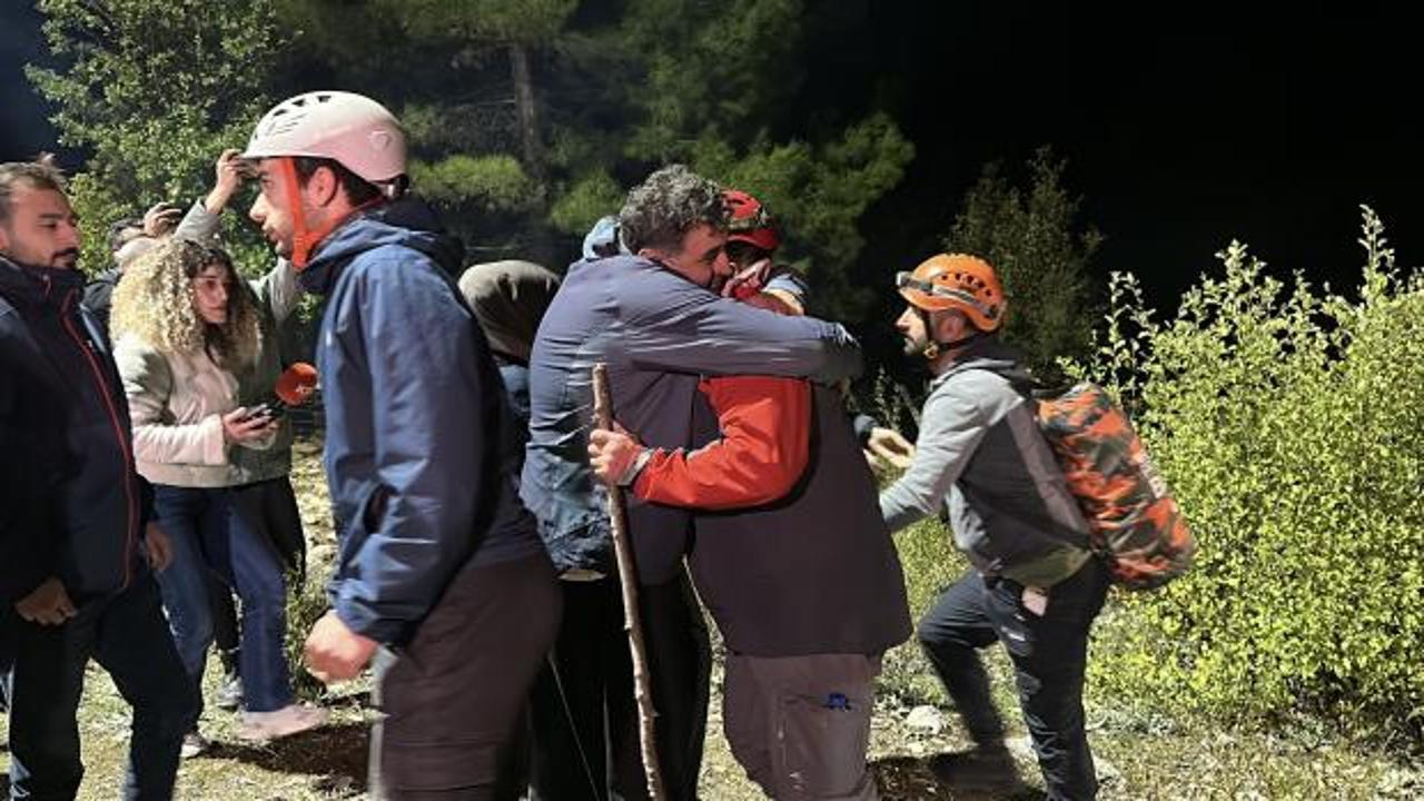 Kanyondaki 30 saatlik kabus sona erdi: 10 kişi tahliye edildi