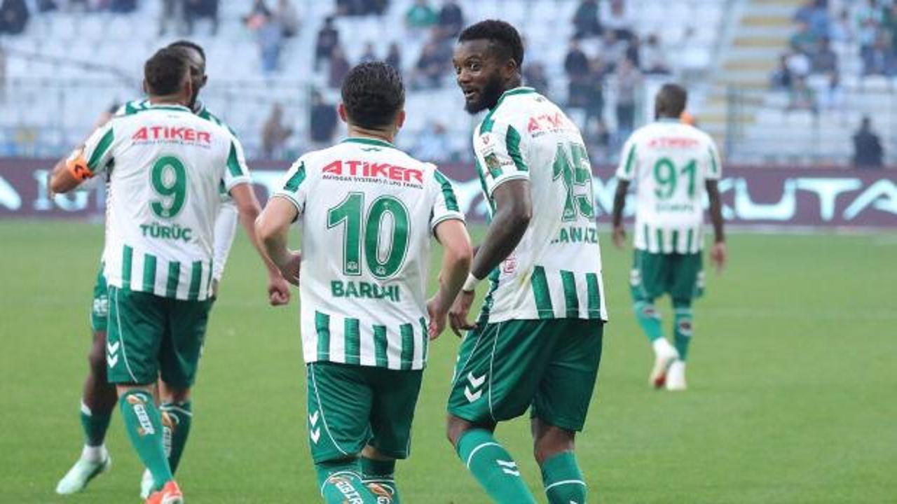 Konyaspor, Gen&ccedil;lerbirliği'ni rahat ge&ccedil;ti