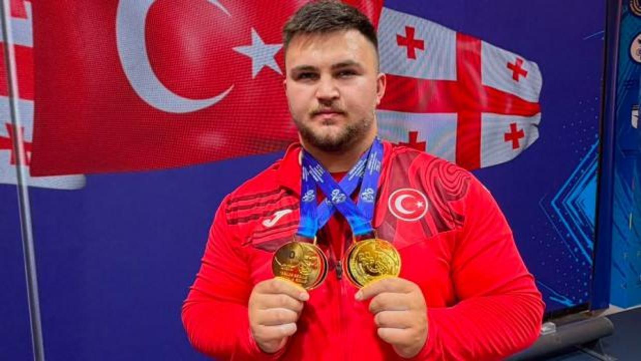 Milli halterci Avrupa Şampiyonu oldu! 2 altın madalya kazandı