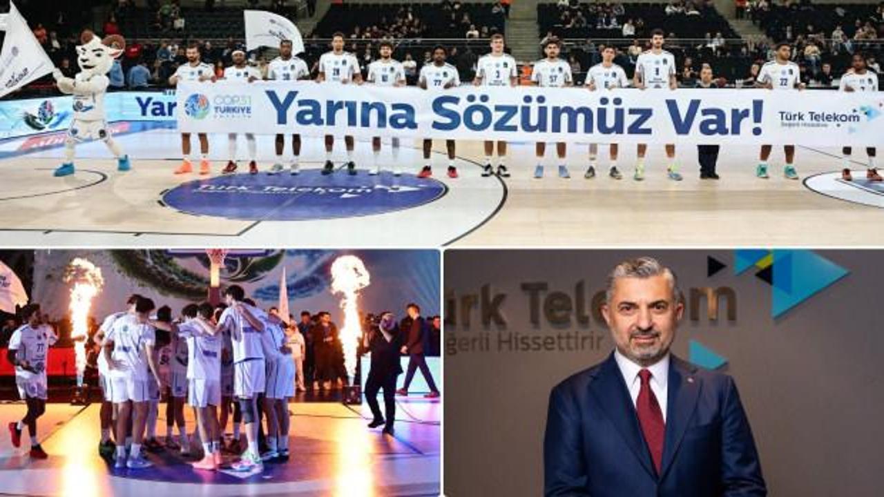 Türk Telekom COP31 mesajını Avrupa basketbol sahnesine taşıdı