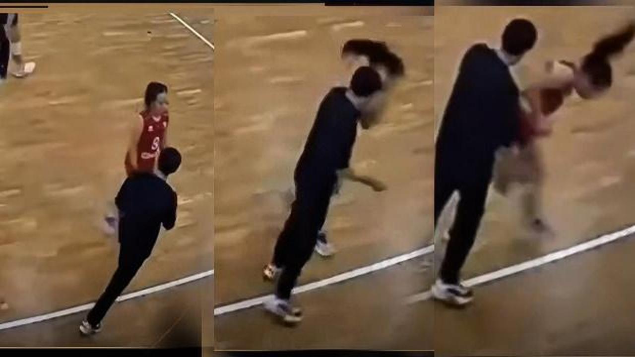 Yüz karası hoca! Maç ortasında sporcusuna tokat attı