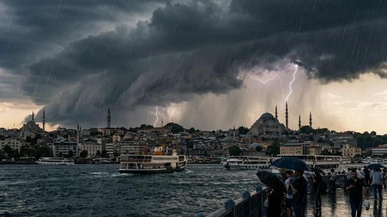 İstanbul'da yağmur kesintisiz s&uuml;recek! İşte 5 g&uuml;nl&uuml;k hava tahmin raporu!