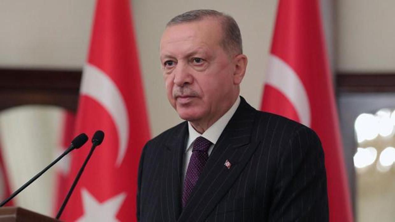 Erdoğan'dan şehit ailesine taziye mesajı!