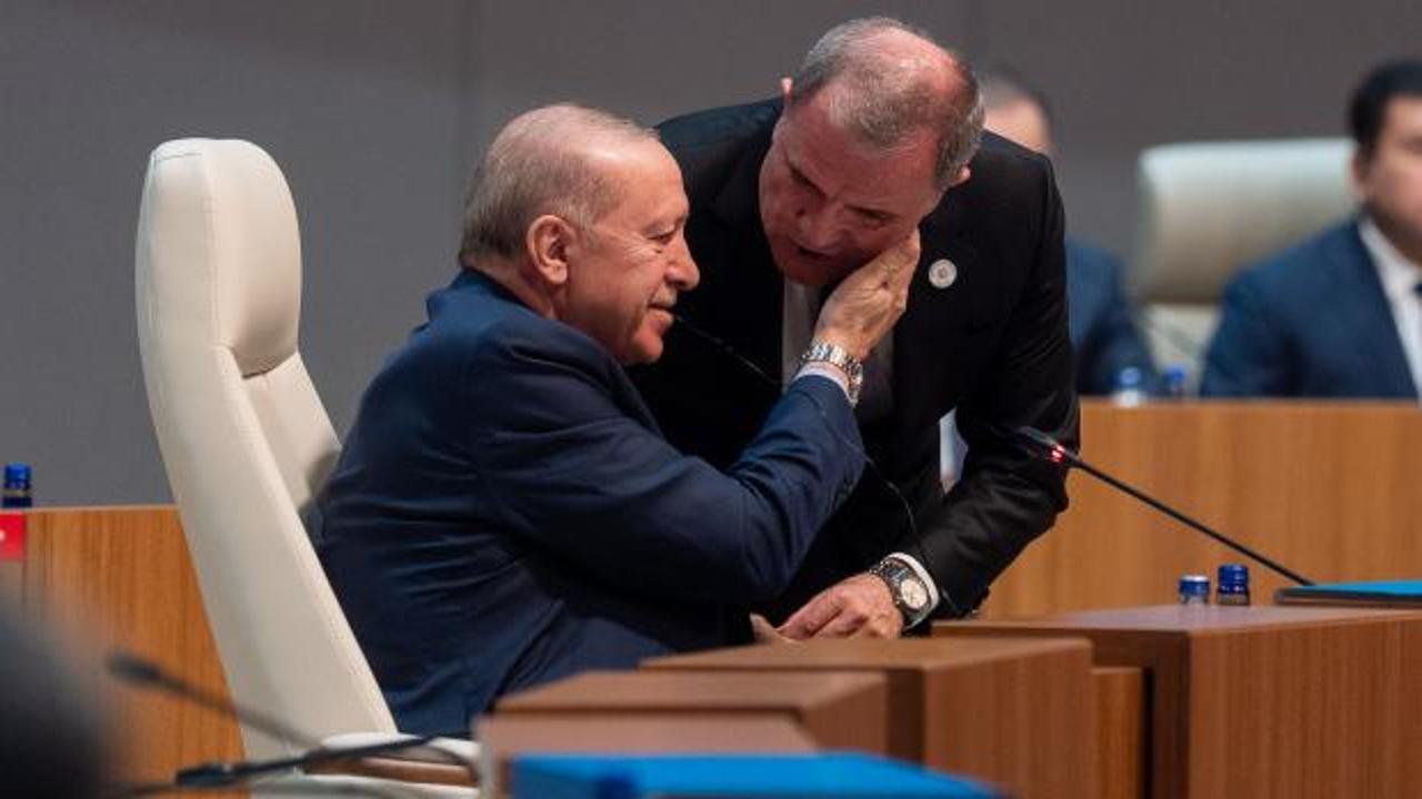Beştepe'deki zirvede samimi anlar: Erdoğan, Azerbaycanlı bakanla sohbet etti!