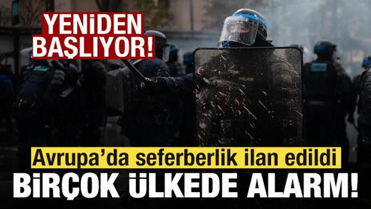 Birçok ülkede alarm! Avrupa’da seferberlik ilan edildi! Yeniden başlıyor!