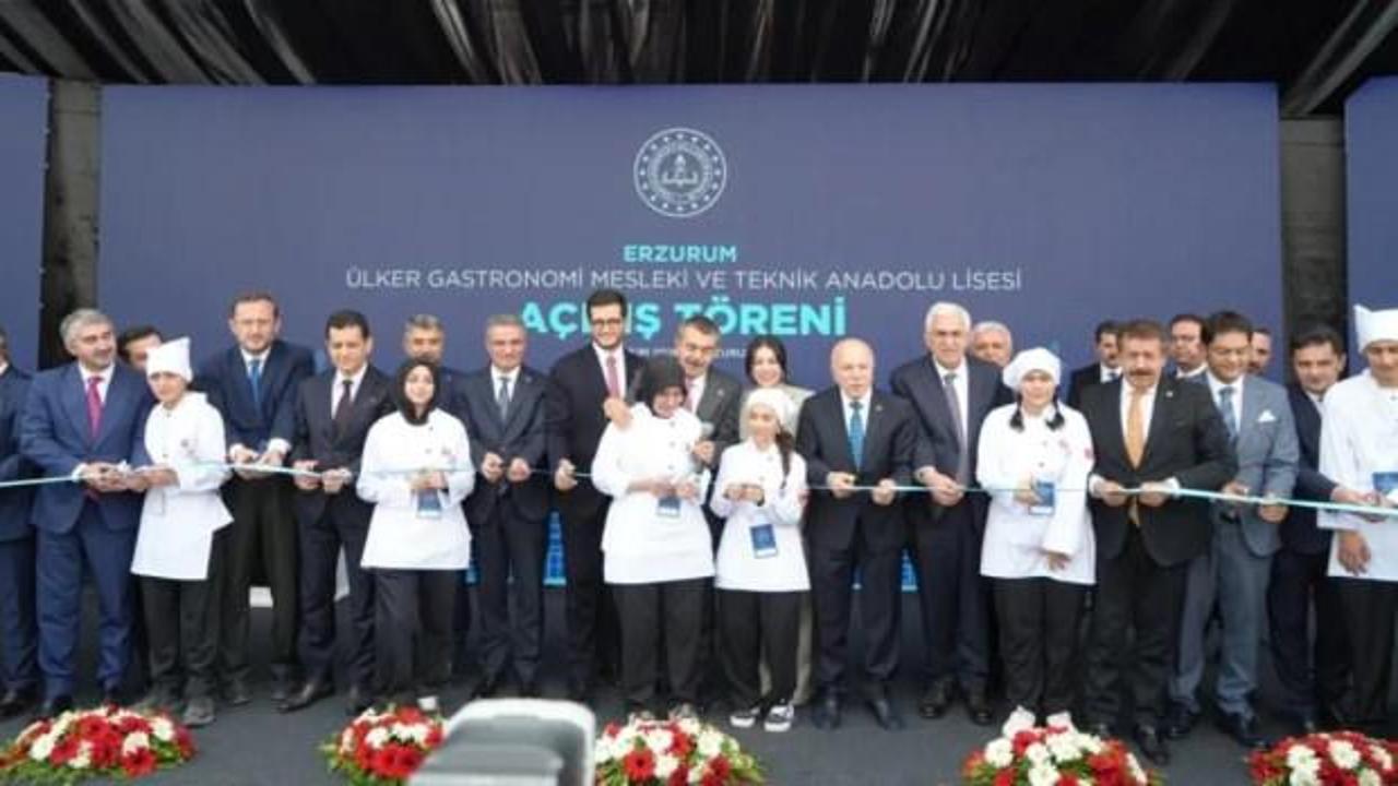 Erzurum&rsquo;da T&uuml;rkiye Gastronomi Liseleri Projesi&rsquo;nin ilk adımı atıldı