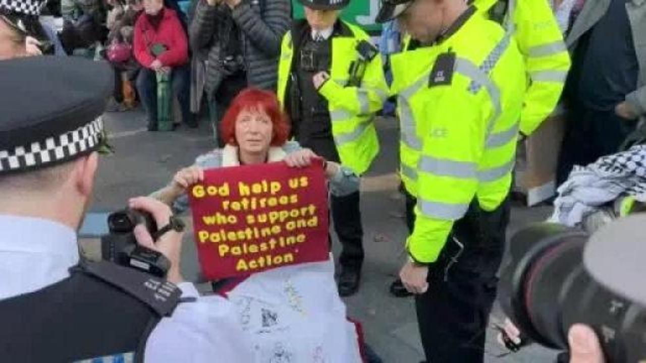 Londra&rsquo;da Filistin g&ouml;zaltısı: ABD b&uuml;y&uuml;kel&ccedil;iliği &ouml;n&uuml;nde destek eylemi