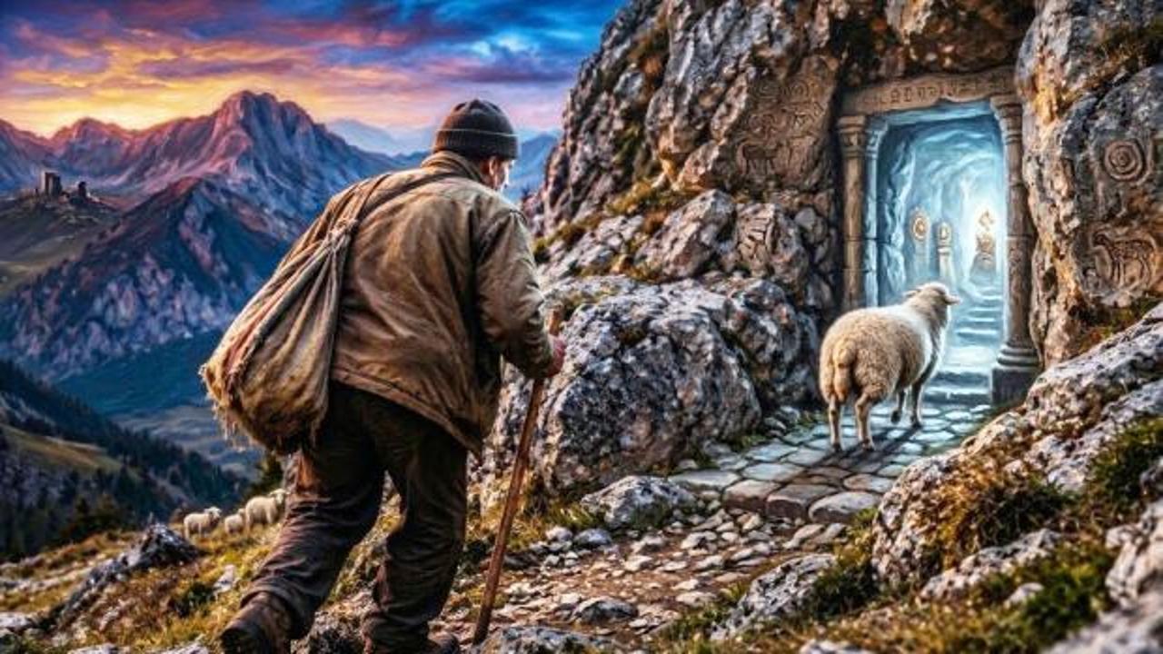 Ka&ccedil;an koyunu takip eden &ccedil;obandan inanılmaz keşif