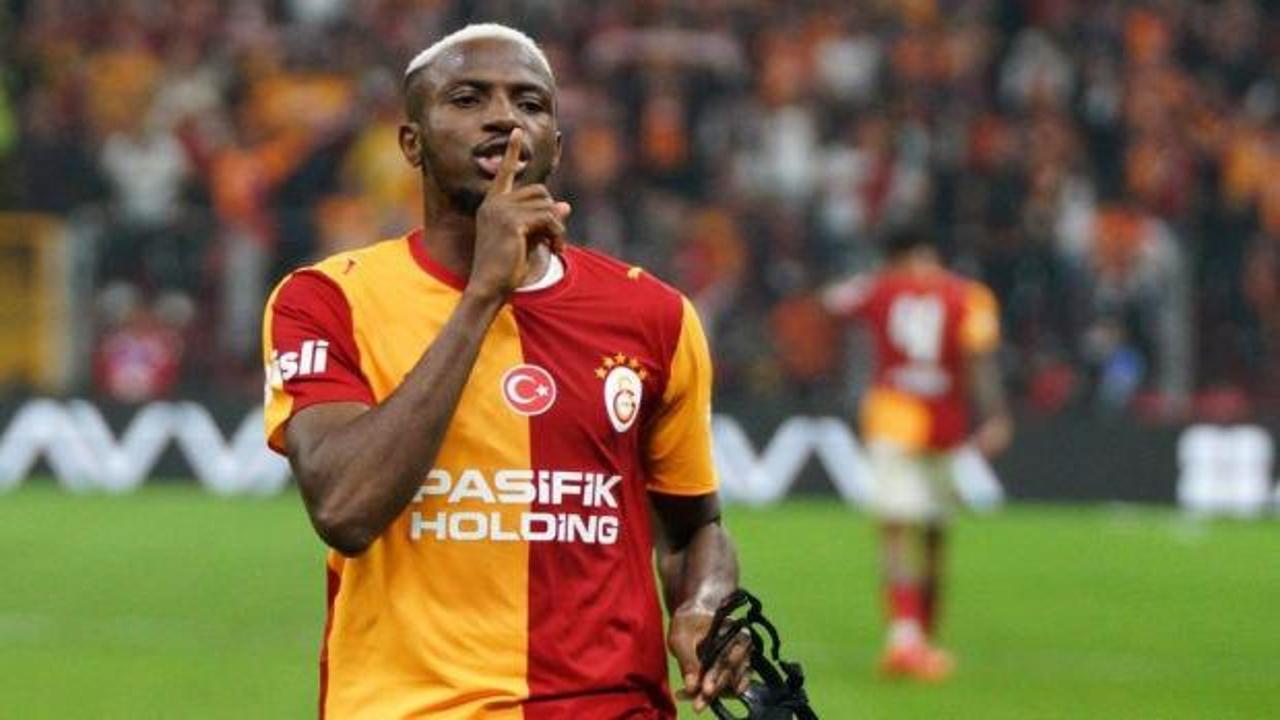 Tek başına bir ordu! Victor Osimhen S&uuml;per Lig'de her şeyi alt&uuml;st etti