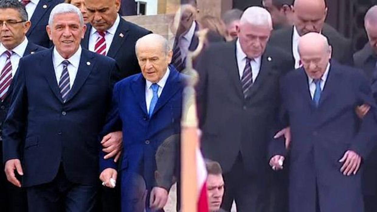 Bahçeli'yle kol kola girdi: Parti içinden tepki! Dervişoğlu'ndan açıklama