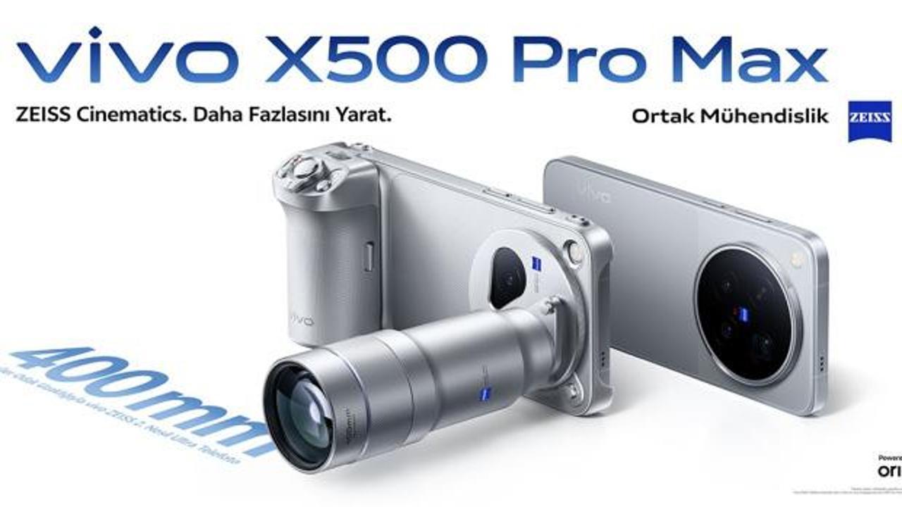 vivo X500 Pro Max, tanıtıldı: Telefonla fotoğraf &ccedil;ekmek tamamen değişiyor