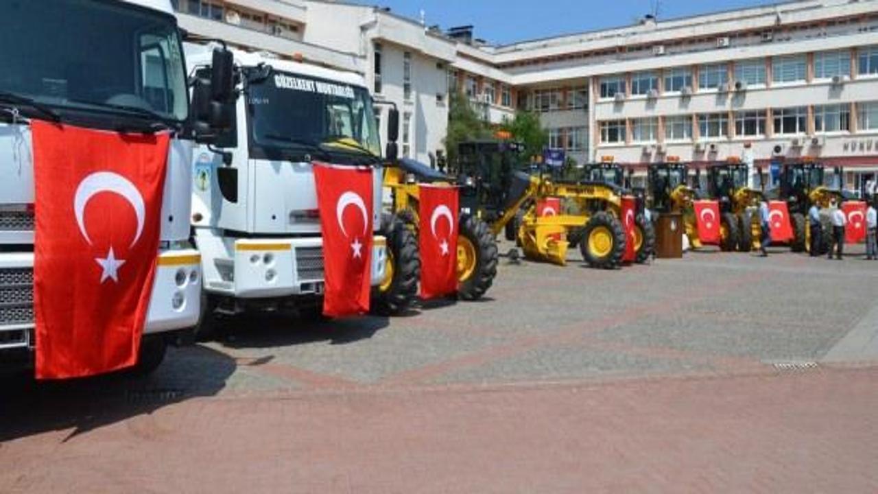 Sinop İl Özel İdaresine alınan iş makineleri hizmete sunuldu