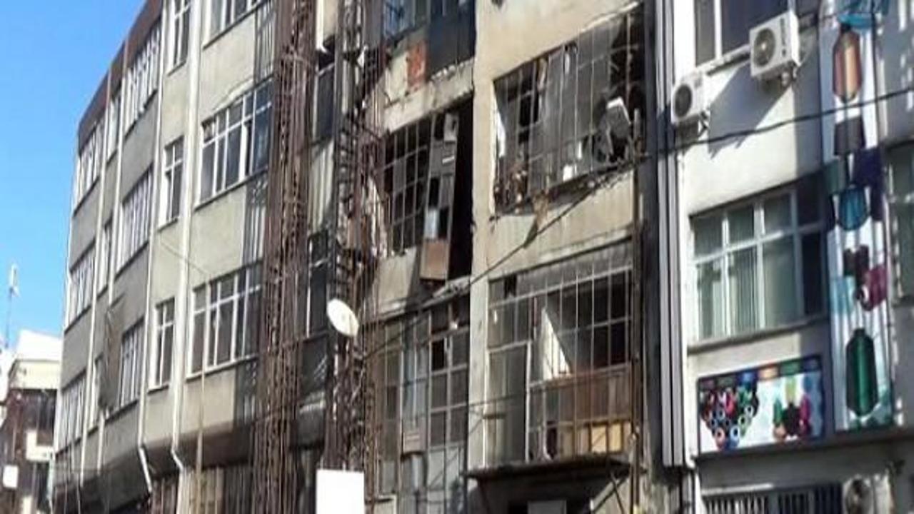 4 katlı binada patlama