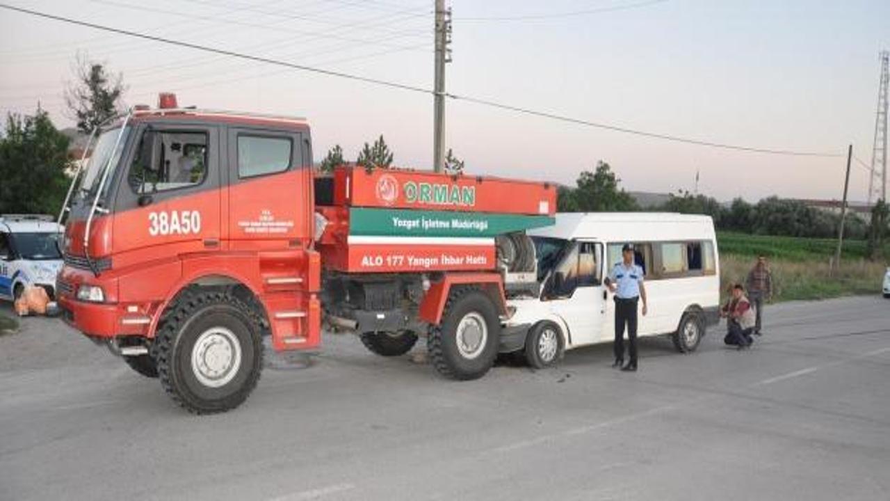 Yozgat'ta trafik kazası: 1 yaralı