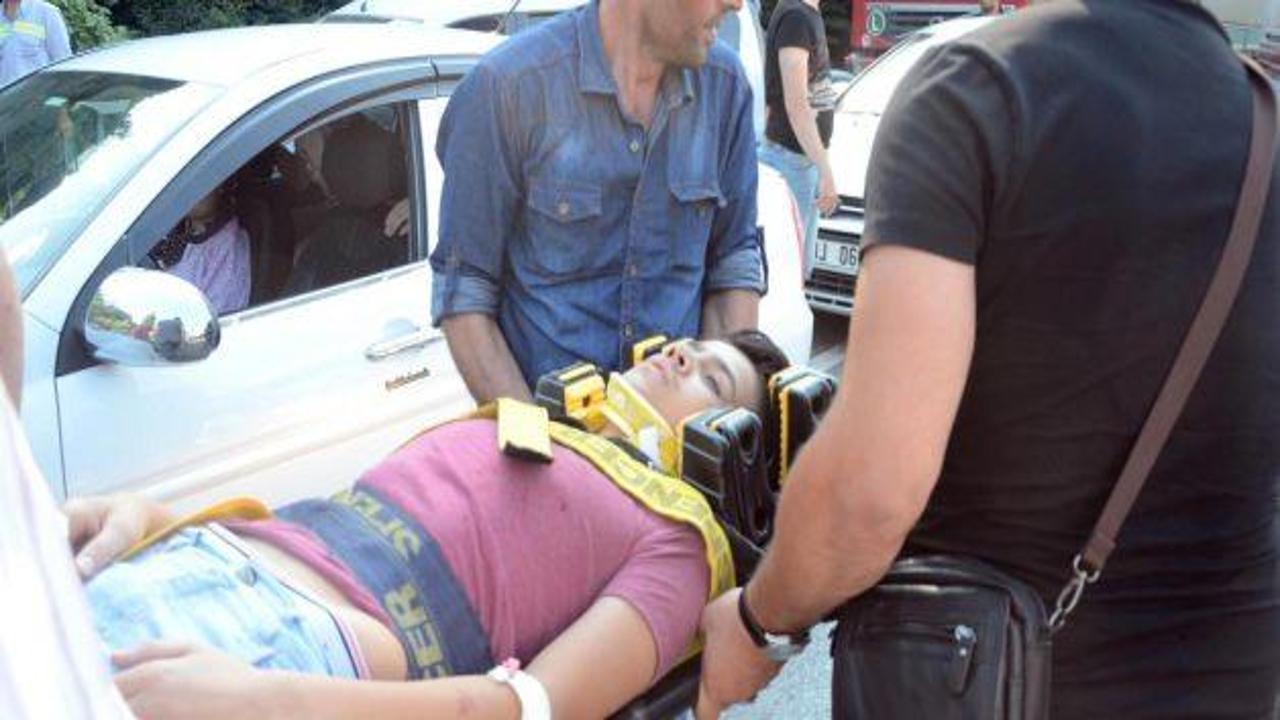 Zonguldak'ta iki otomobil çarpıştı: 6 yaralı