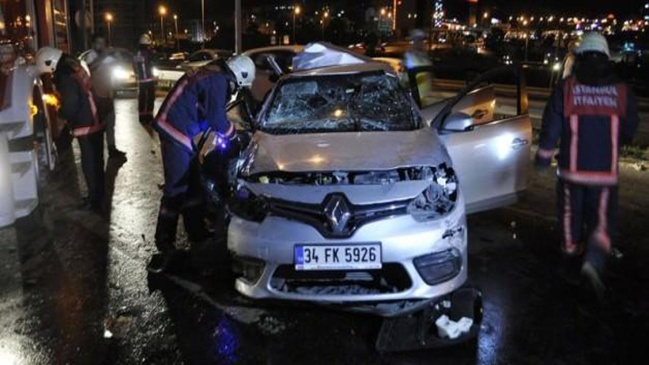 Esenyurt'ta zincirleme trafik kazası: 5 yaralı