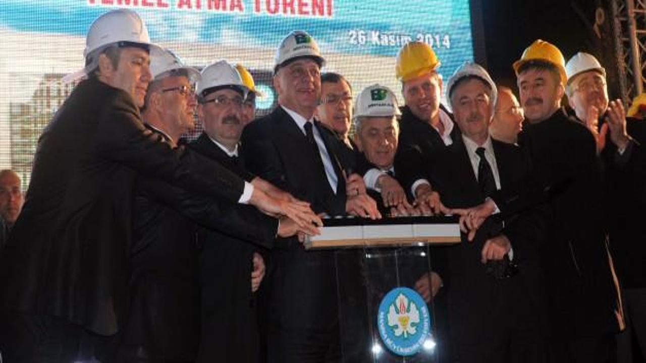 560 ara&ccedil; kapasiteli otoparkın temeli atıldı