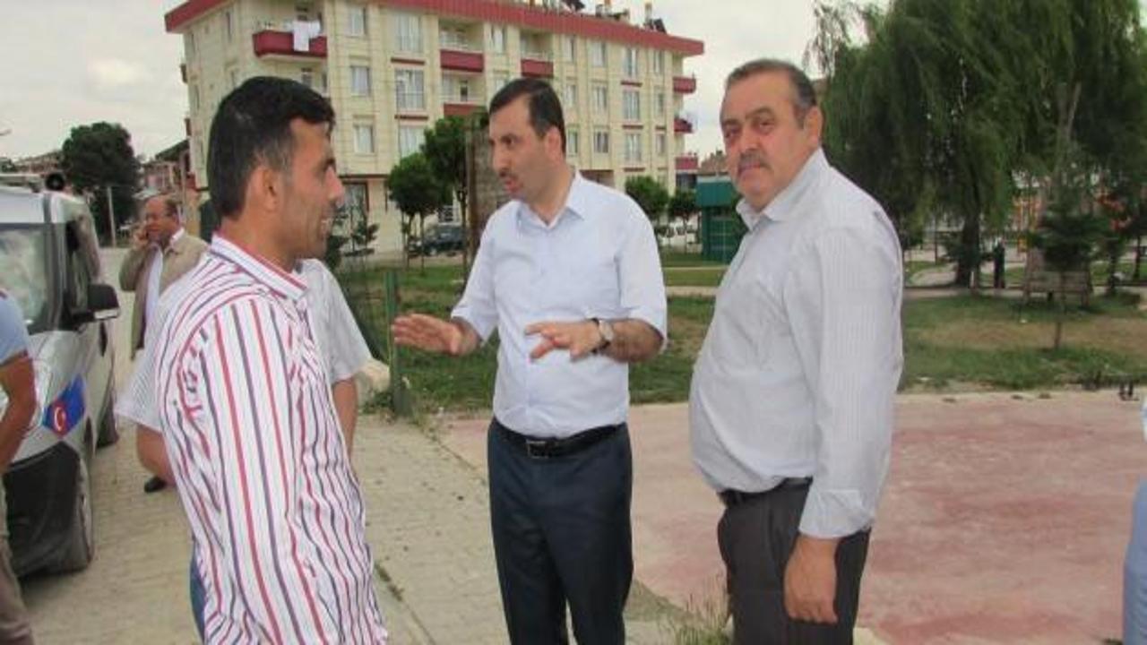 Kavak Belediye Başkanı Sarıcaoğlu'nun incelemeleri