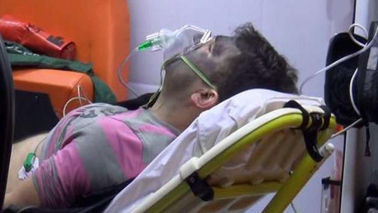 5 katlı binada yangın &ccedil;ıktı, 24 kişi hastanelik oldu