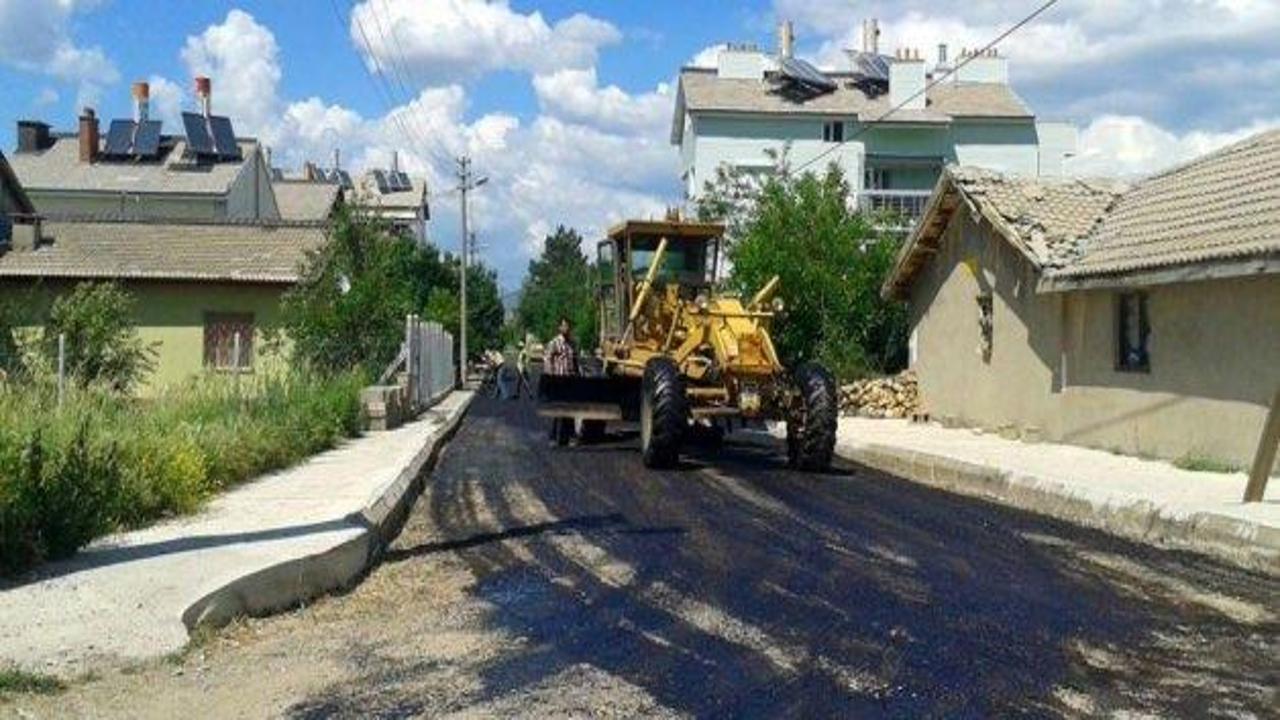 Seydişehir'de asfaltlama çalışmaları