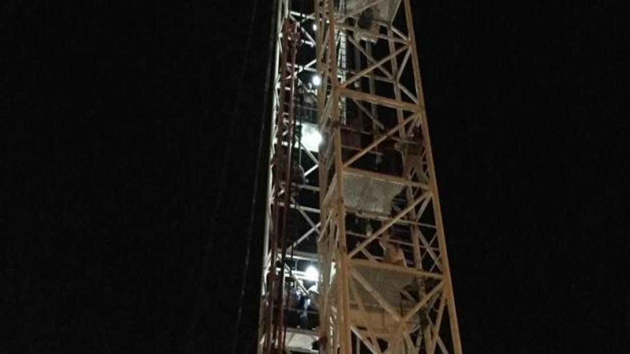 TPİC işçileri petrol üretim kulesini işgal etti