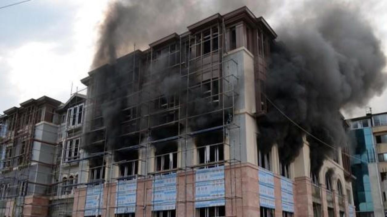 Ordu Büyükşehir Belediyesi binasında yangın