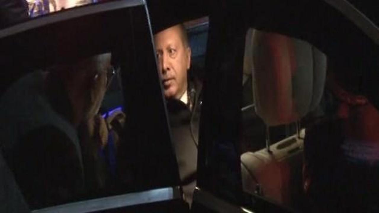 Erdoğan yolüstü vatandaşlarla sohbet etti
